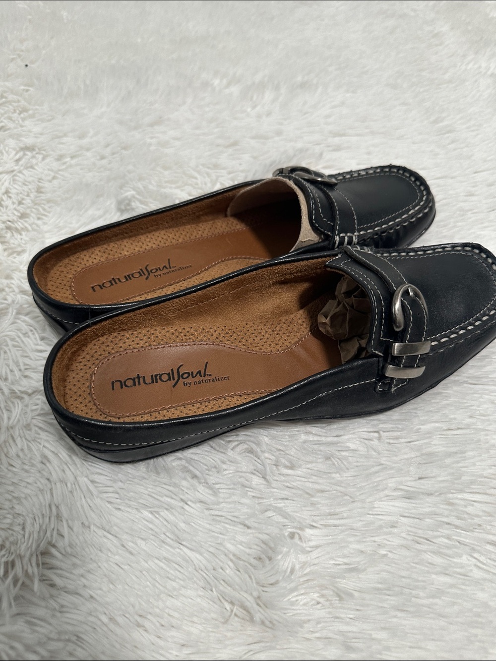 🥕 NWOT Natural Soul by Naturalizer Leather Loafers - Picture 2 of 4
